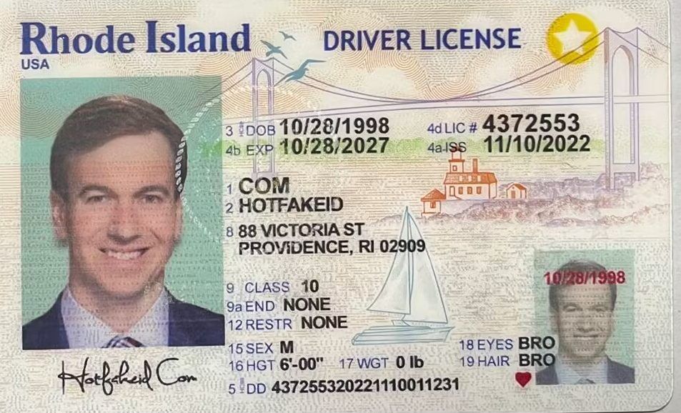 Buy Scannable Rhode Island Fake ID - Hot Fake IDs Online